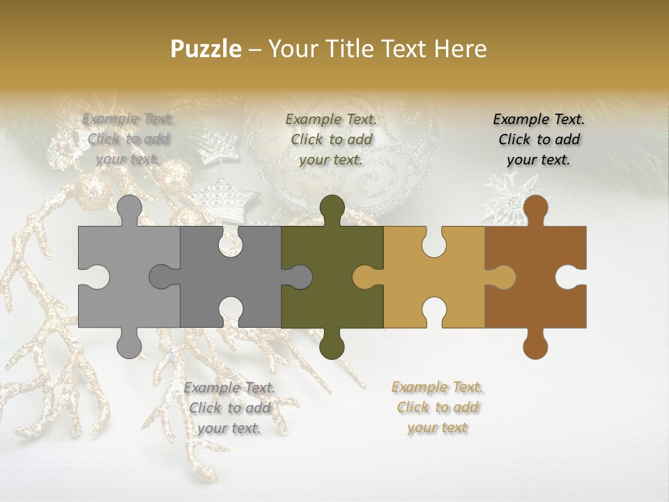 Blink Silver Detail PowerPoint Template