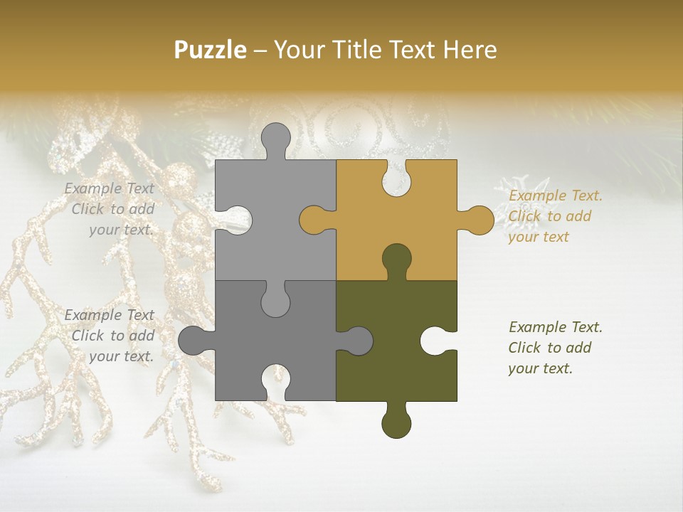 Blink Silver Detail PowerPoint Template