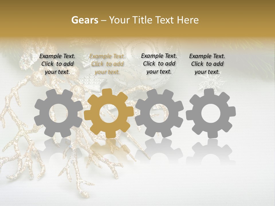 Blink Silver Detail PowerPoint Template