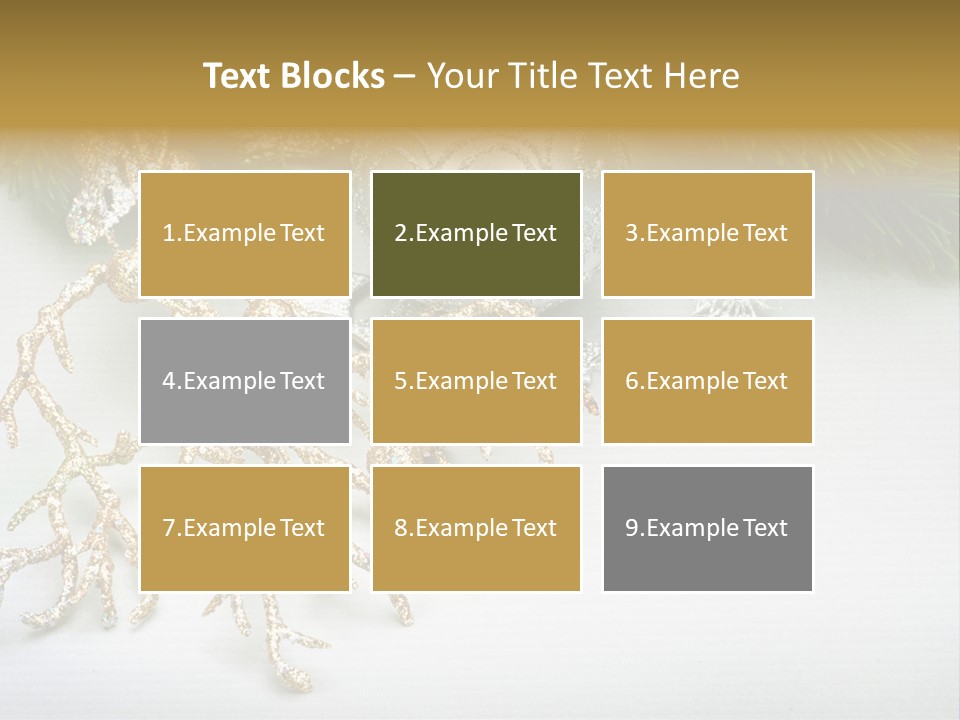 Blink Silver Detail PowerPoint Template