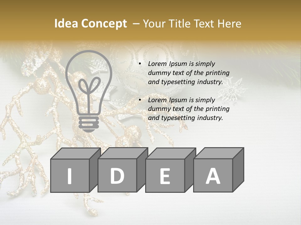 Blink Silver Detail PowerPoint Template