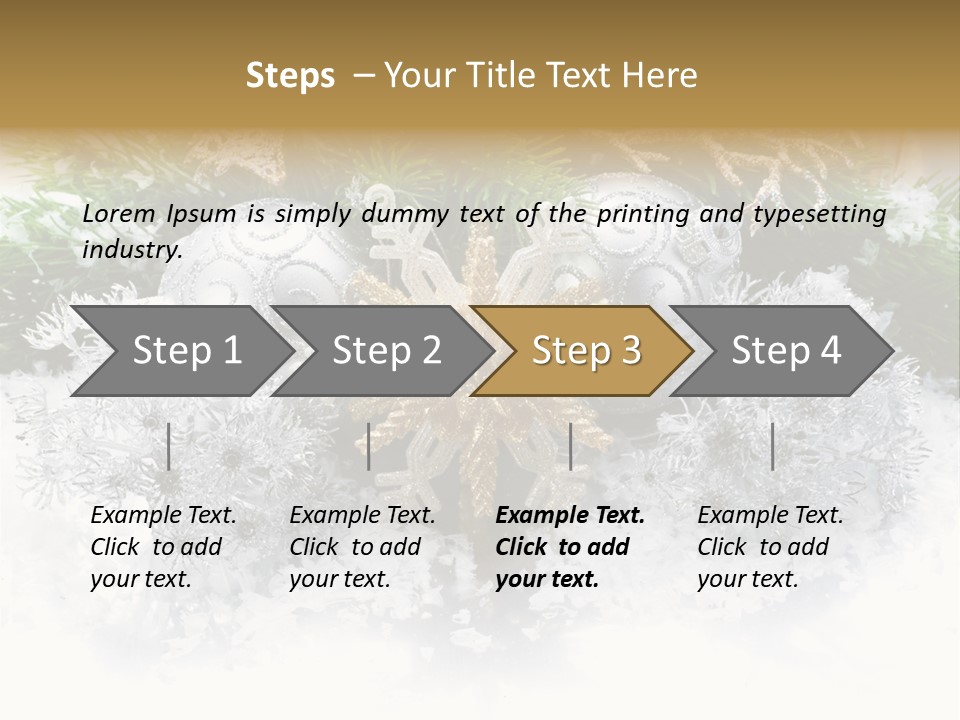 Snow New Ornate PowerPoint Template