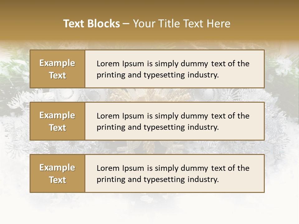 Snow New Ornate PowerPoint Template