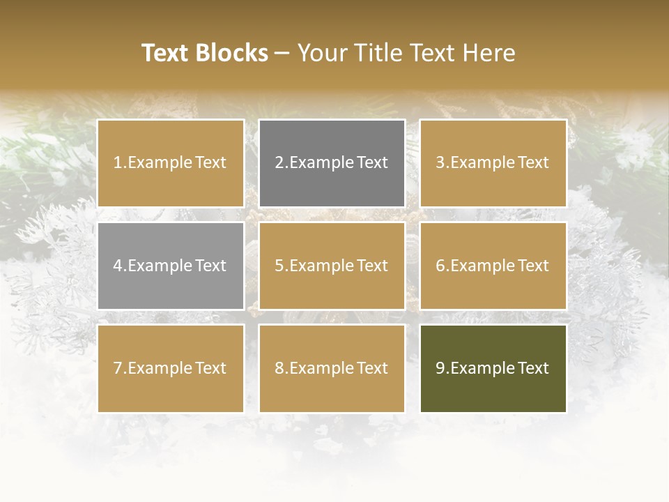 Snow New Ornate PowerPoint Template