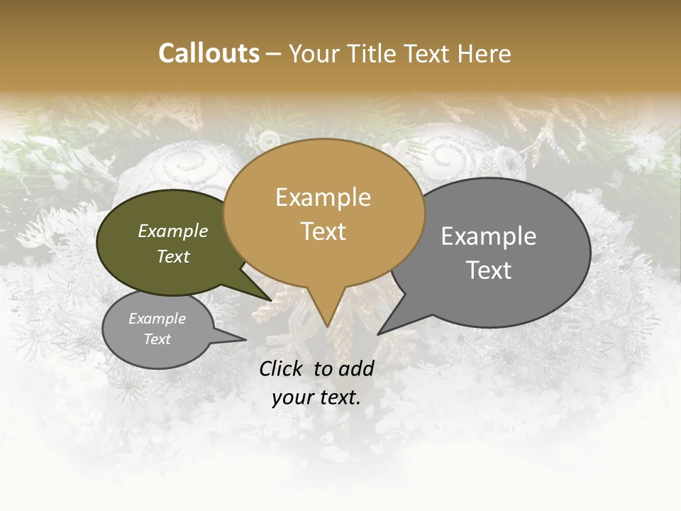 Snow New Ornate PowerPoint Template