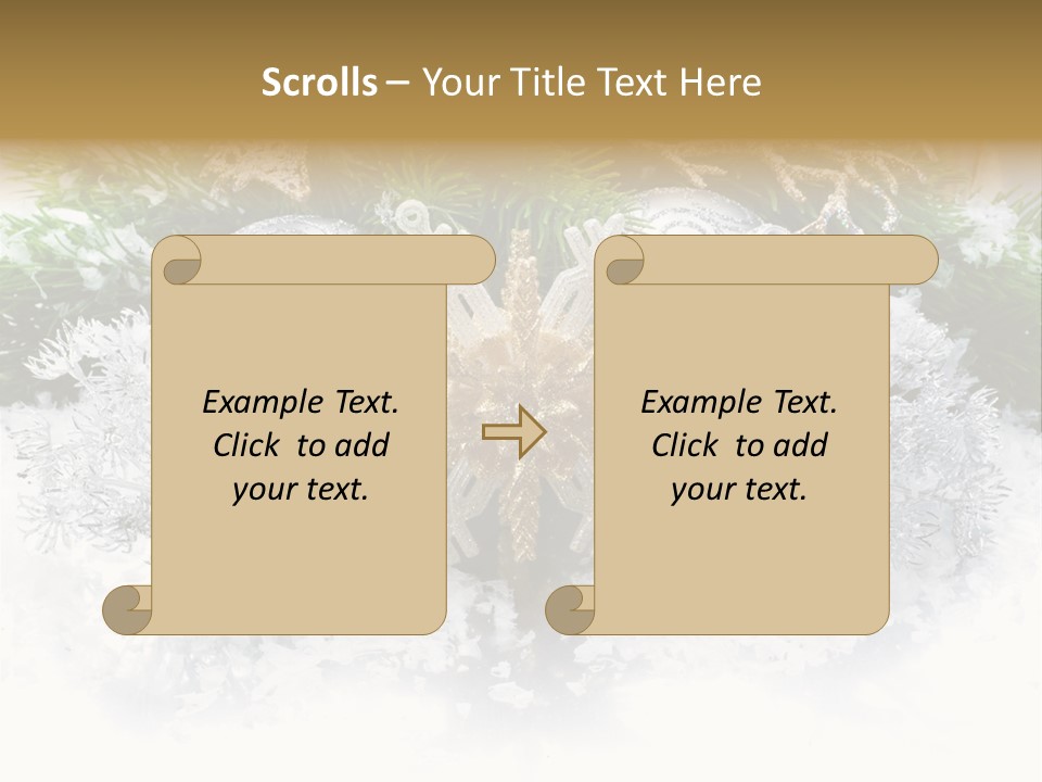 Snow New Ornate PowerPoint Template