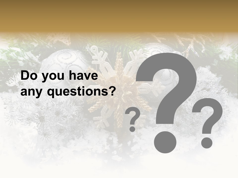 Snow New Ornate PowerPoint Template