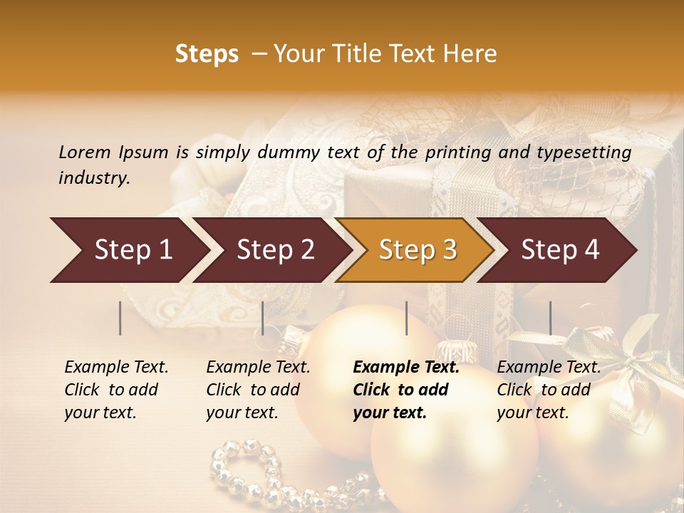 Tradition Detail Bow PowerPoint Template