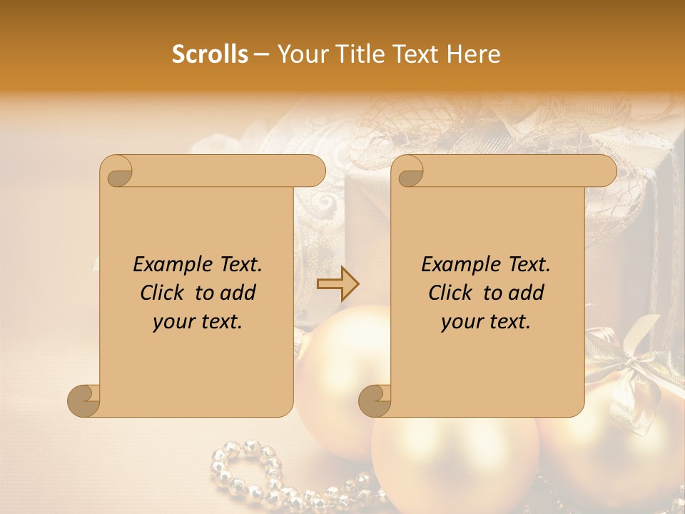 Tradition Detail Bow PowerPoint Template