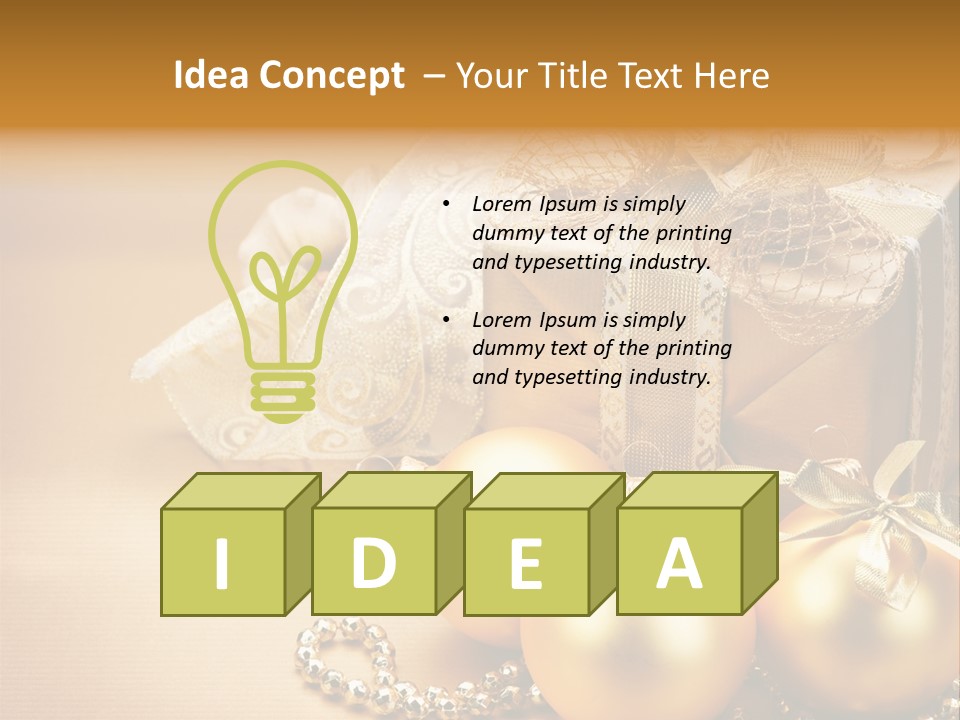 Tradition Detail Bow PowerPoint Template