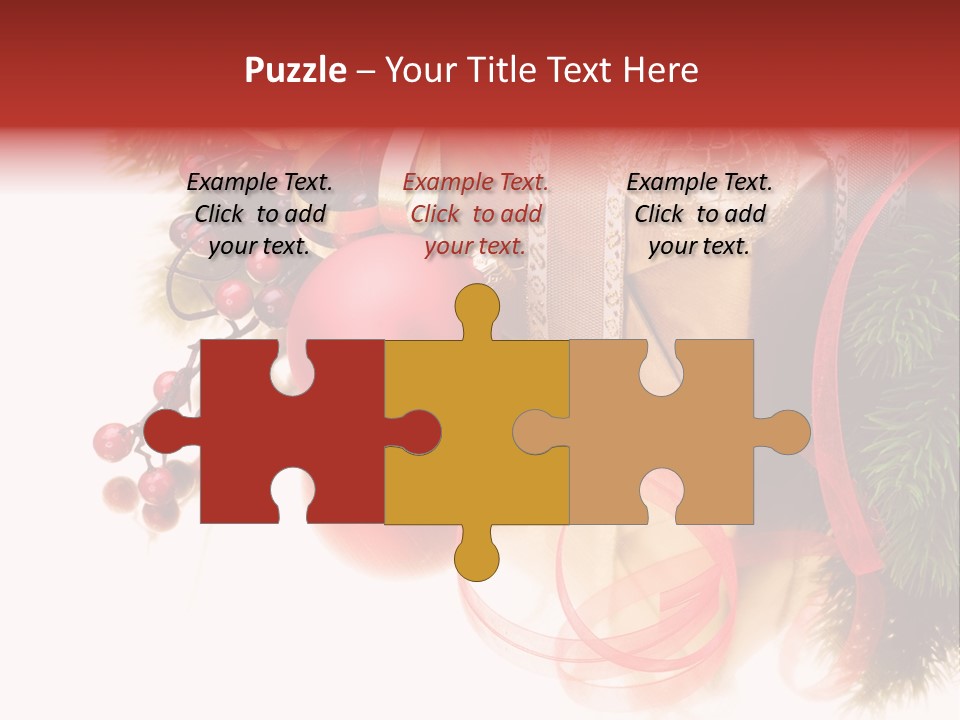 Ornate Branch Background PowerPoint Template