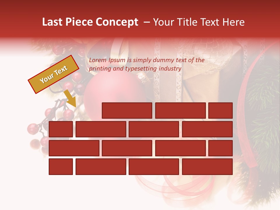 Ornate Branch Background PowerPoint Template