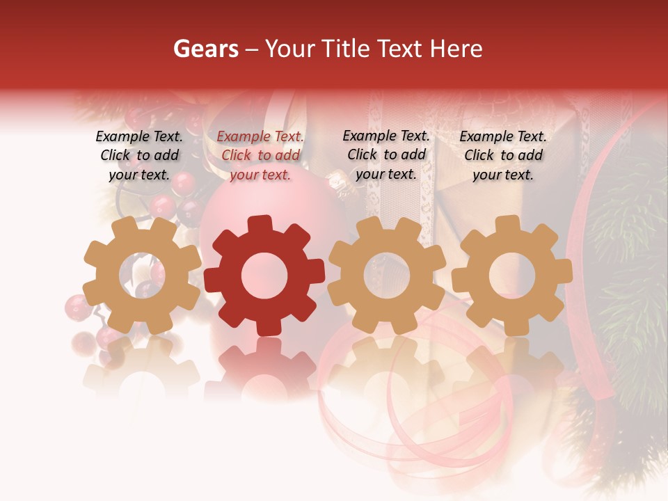 Ornate Branch Background PowerPoint Template