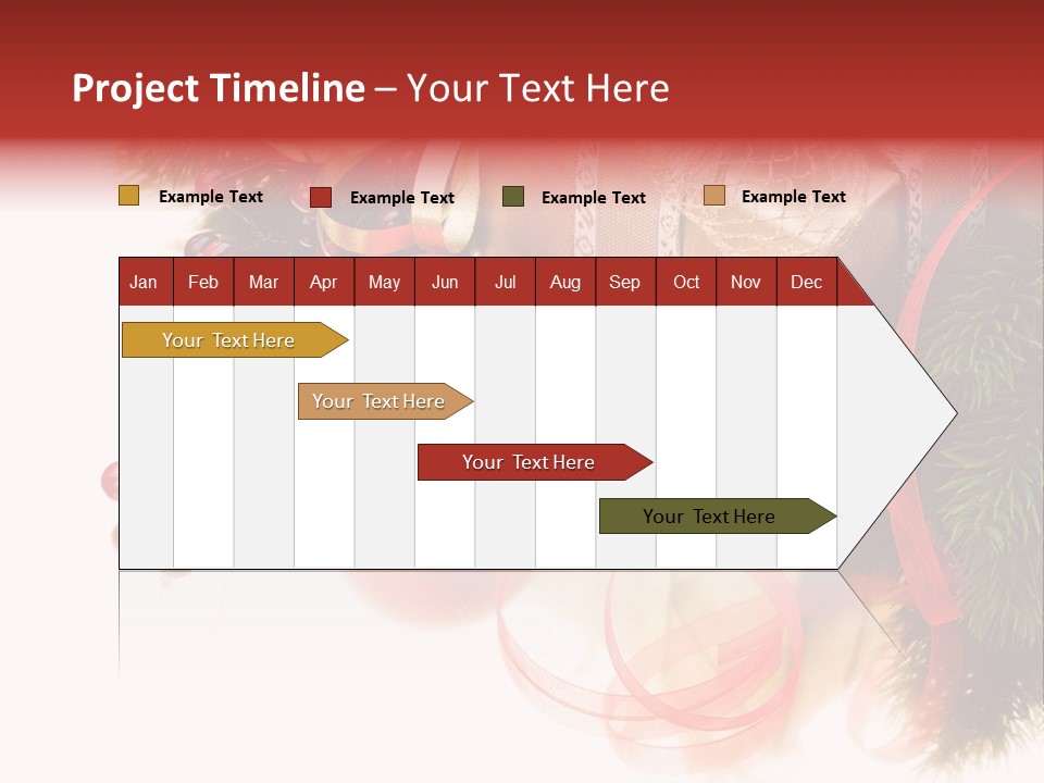 Ornate Branch Background PowerPoint Template