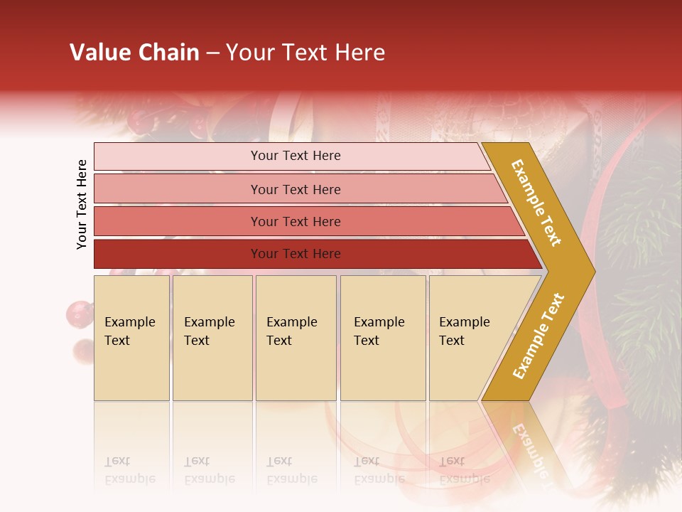 Ornate Branch Background PowerPoint Template