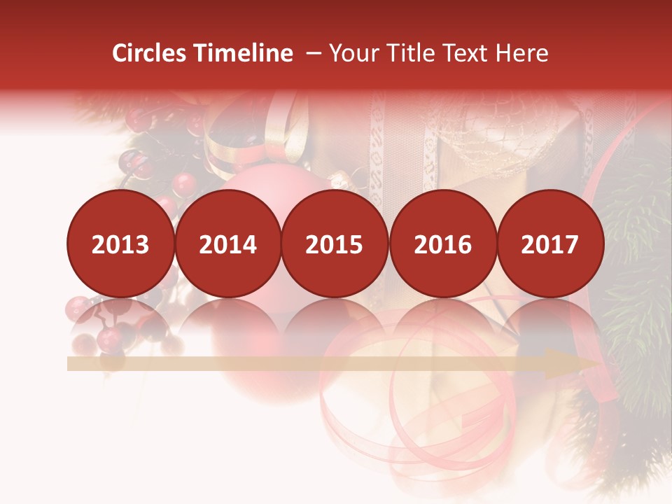 Ornate Branch Background PowerPoint Template