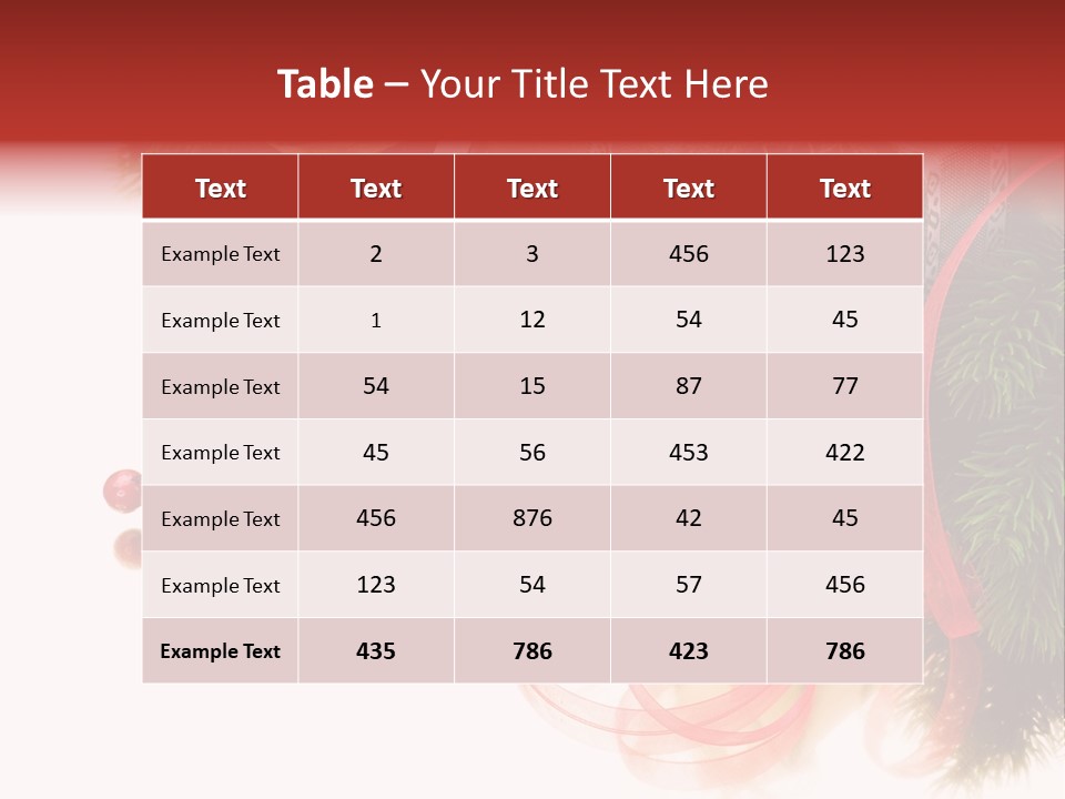 Ornate Branch Background PowerPoint Template