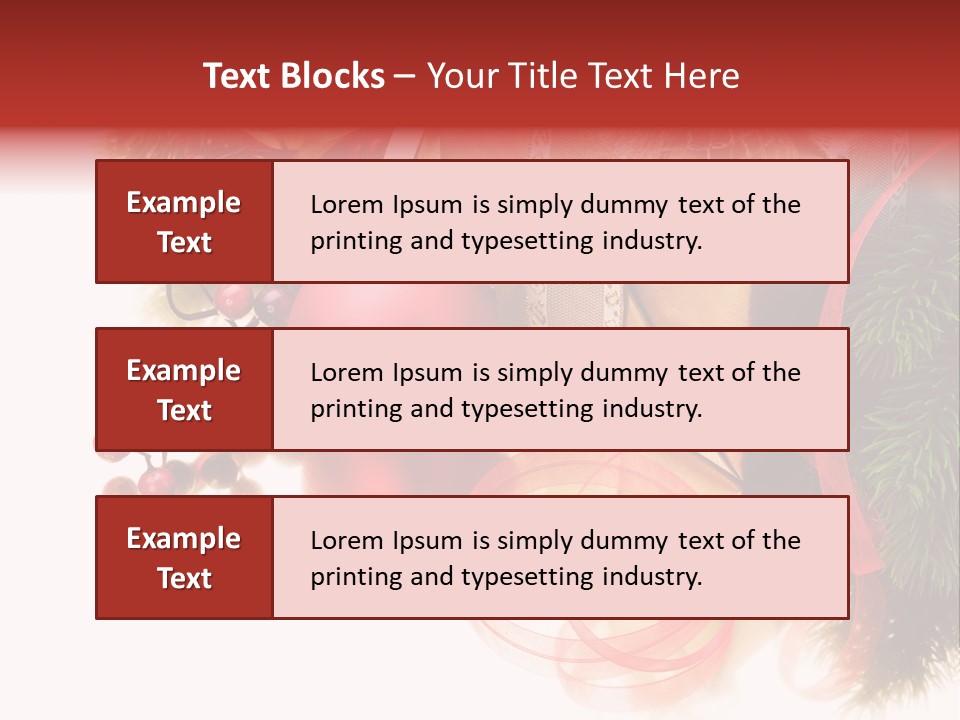 Ornate Branch Background PowerPoint Template