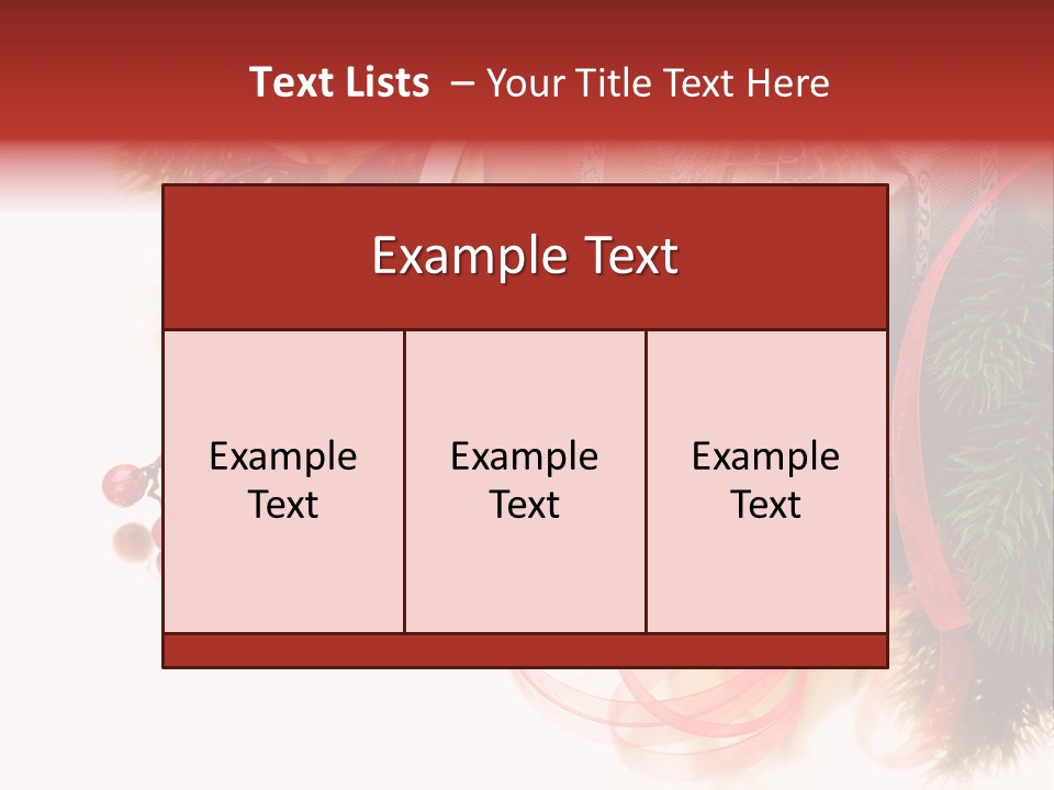 Ornate Branch Background PowerPoint Template