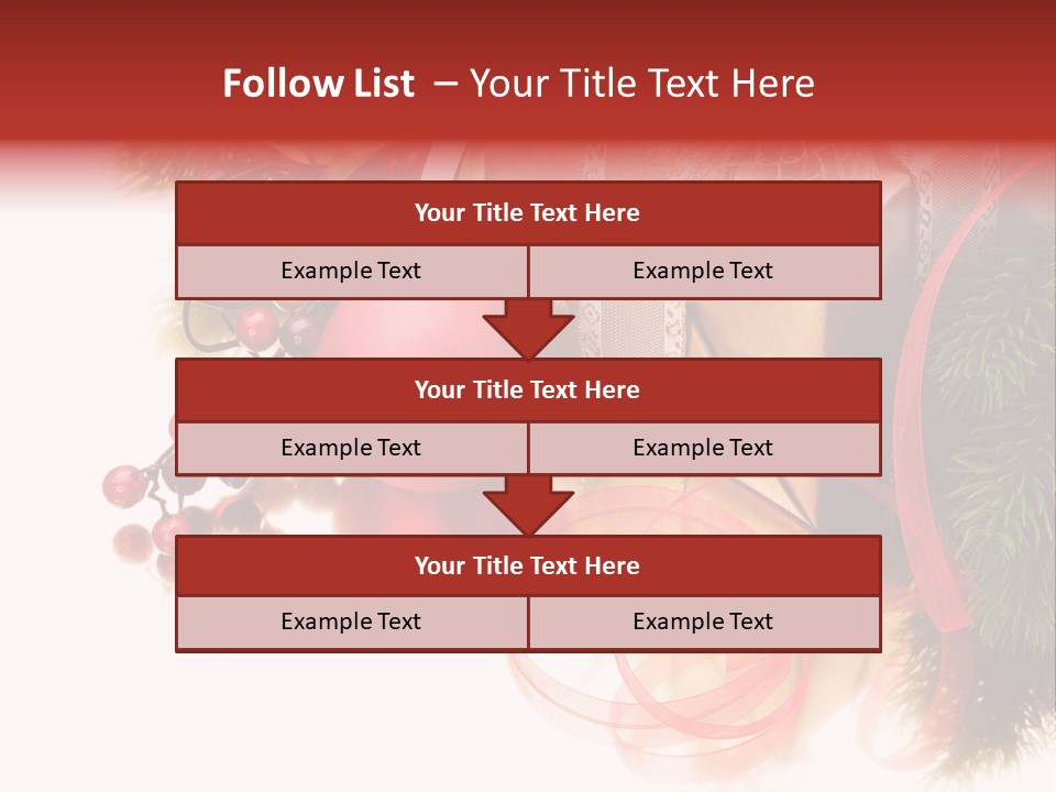 Ornate Branch Background PowerPoint Template