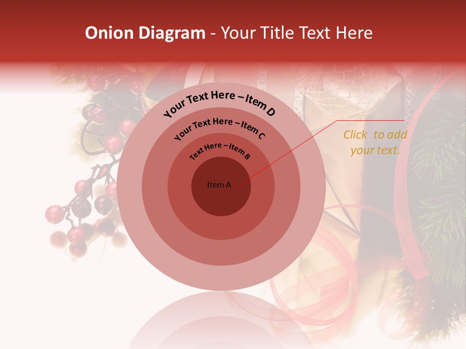 Ornate Branch Background PowerPoint Template