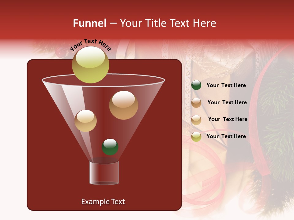 Ornate Branch Background PowerPoint Template