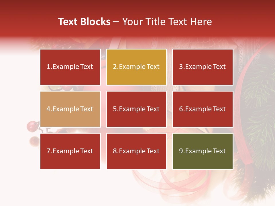 Ornate Branch Background PowerPoint Template