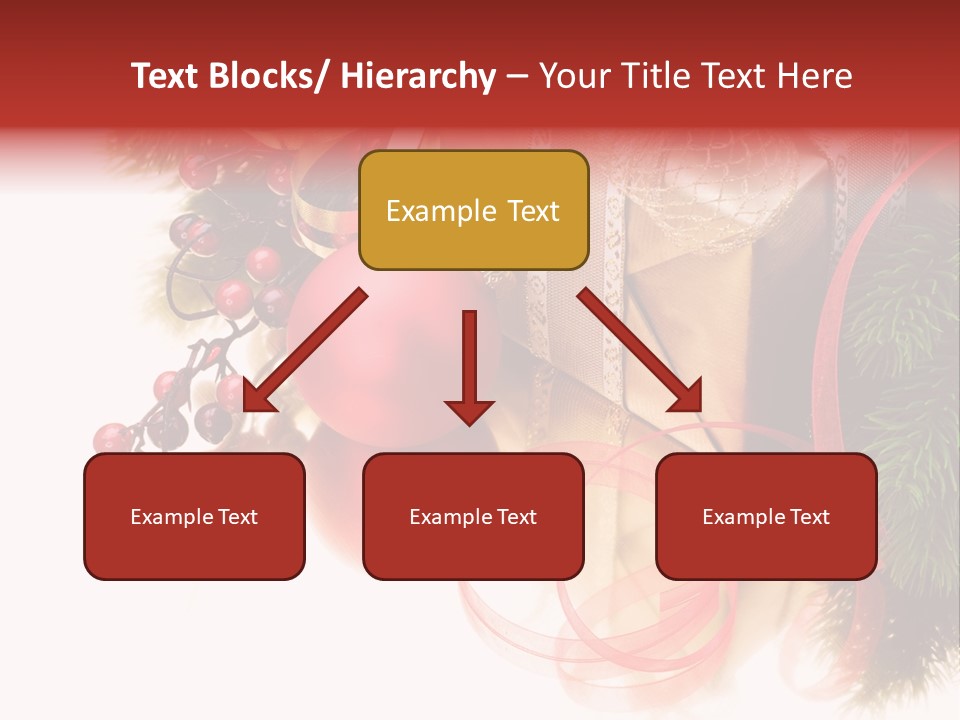 Ornate Branch Background PowerPoint Template