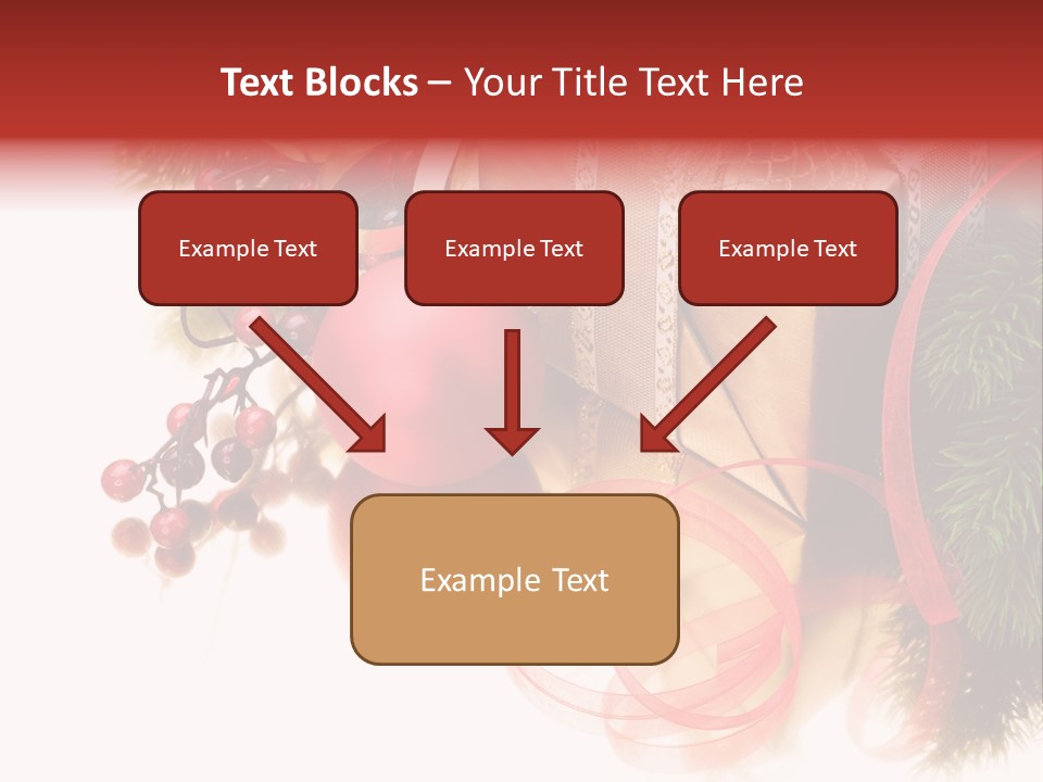 Ornate Branch Background PowerPoint Template