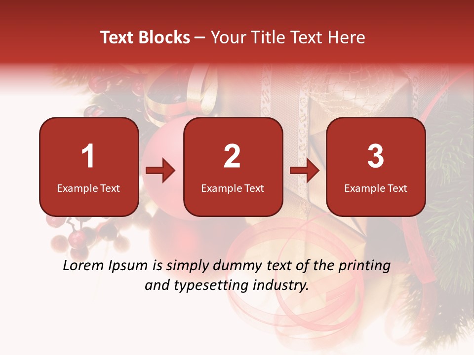 Ornate Branch Background PowerPoint Template
