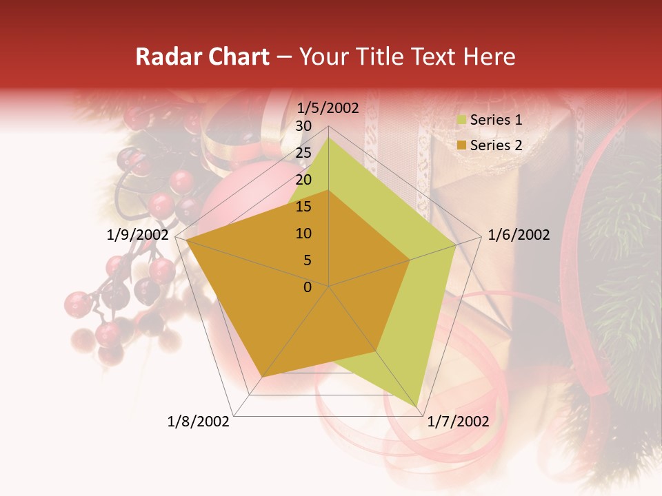Ornate Branch Background PowerPoint Template