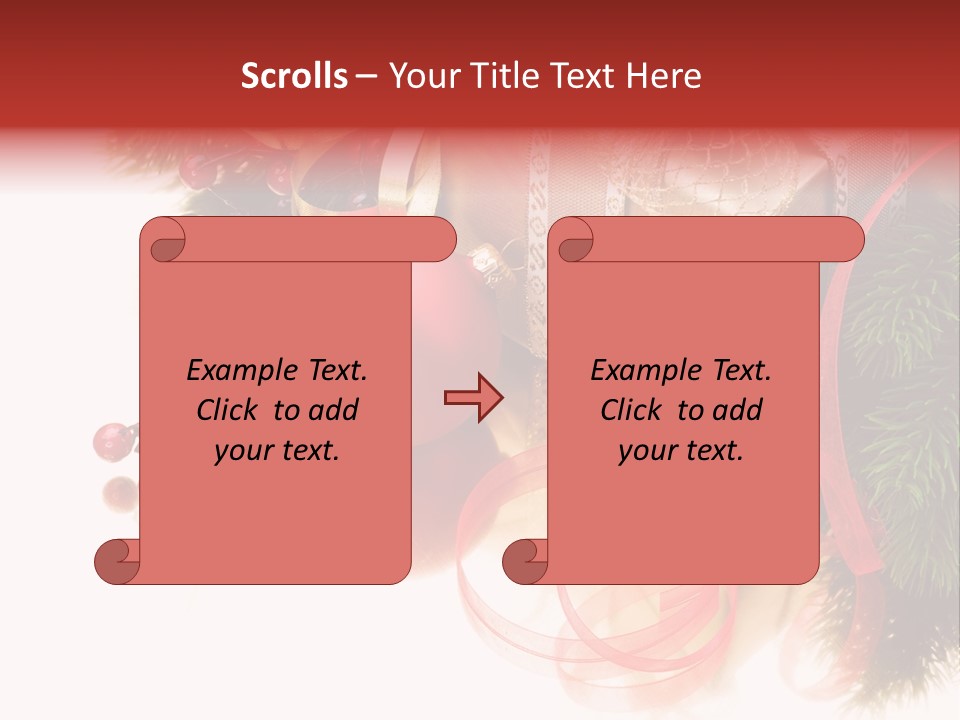 Ornate Branch Background PowerPoint Template