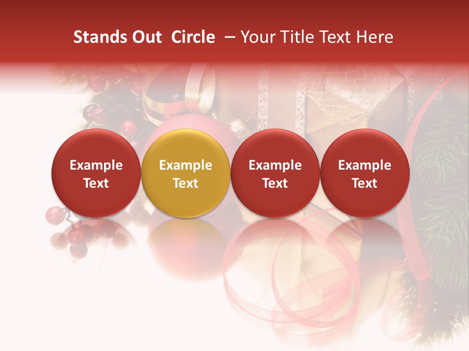 Ornate Branch Background PowerPoint Template