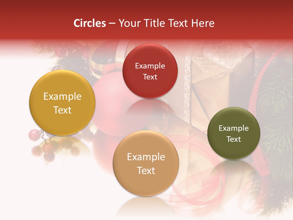 Ornate Branch Background PowerPoint Template