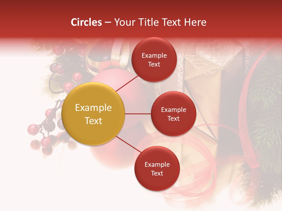 Ornate Branch Background PowerPoint Template