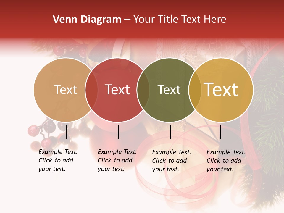 Ornate Branch Background PowerPoint Template