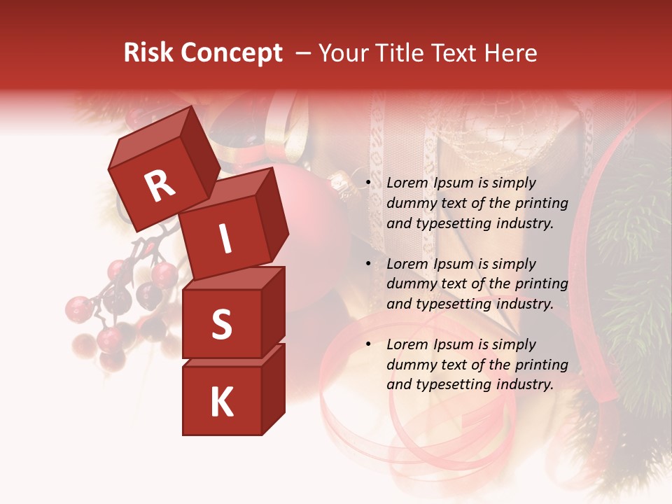 Ornate Branch Background PowerPoint Template