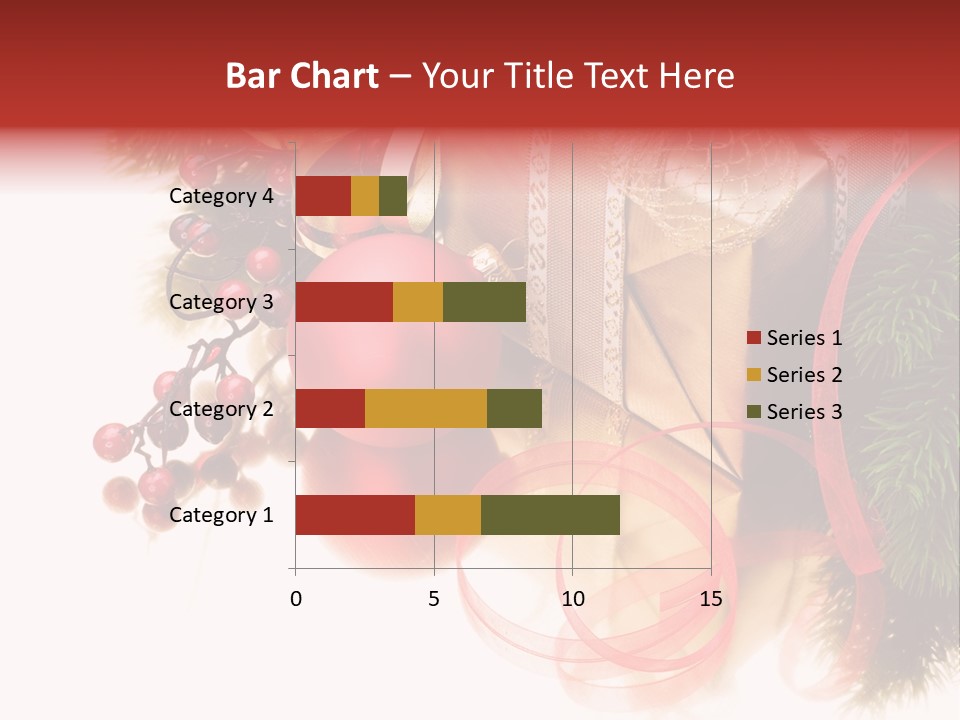 Ornate Branch Background PowerPoint Template