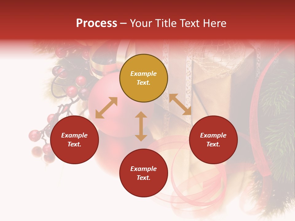 Ornate Branch Background PowerPoint Template