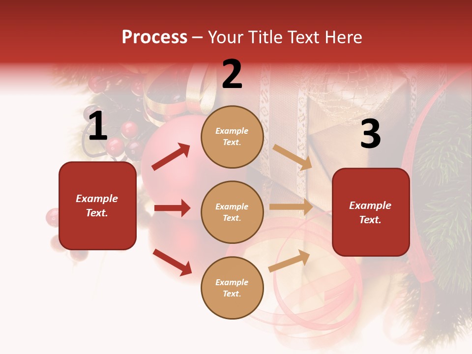 Ornate Branch Background PowerPoint Template