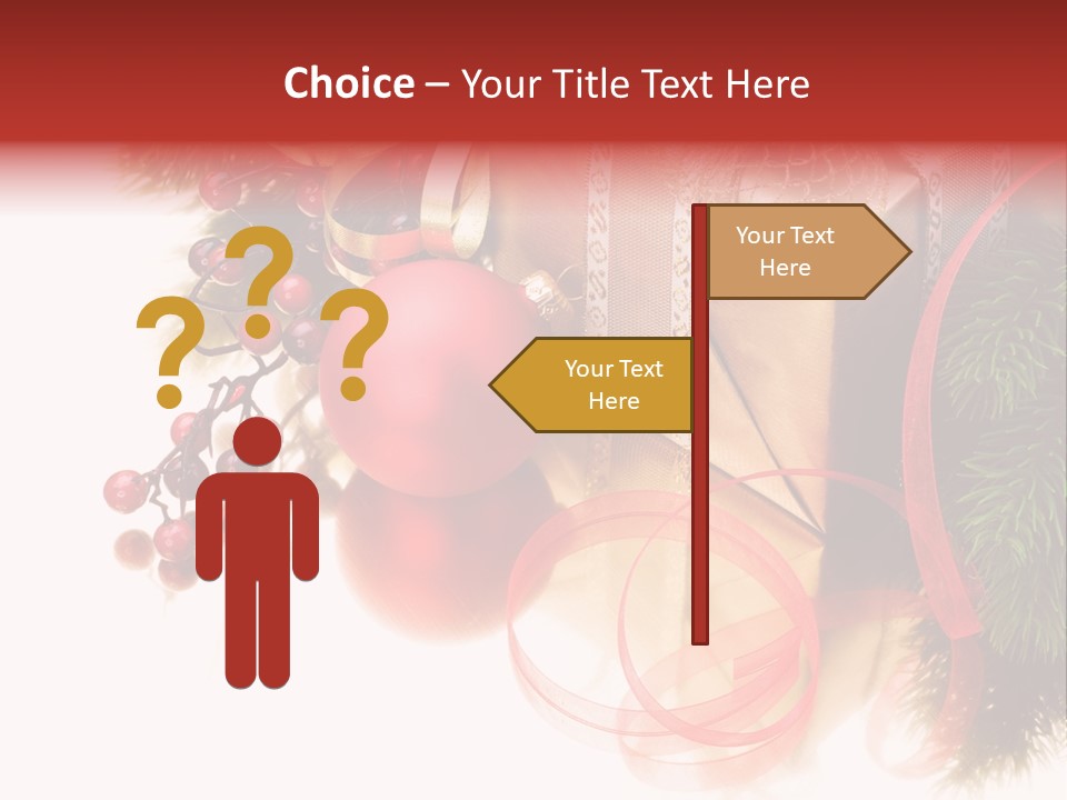 Ornate Branch Background PowerPoint Template