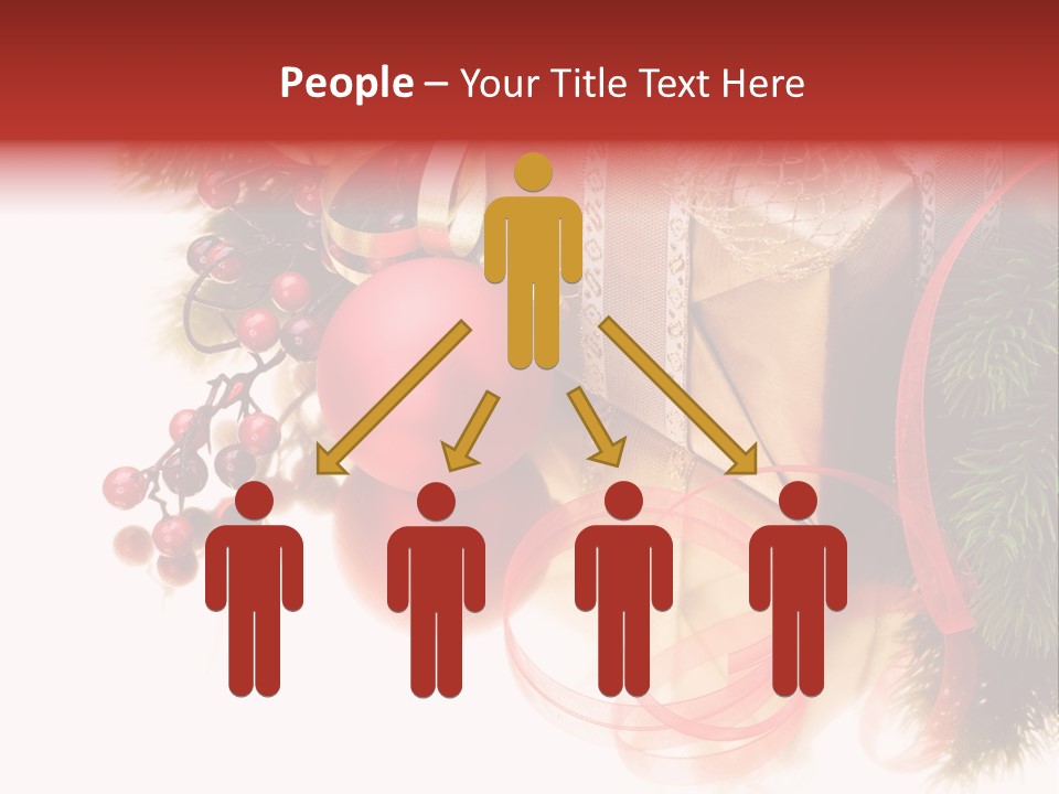 Ornate Branch Background PowerPoint Template