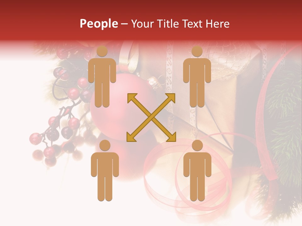 Ornate Branch Background PowerPoint Template