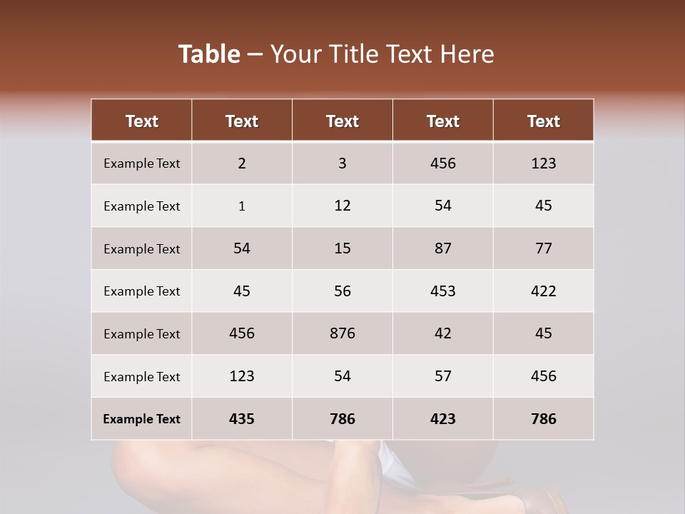 Profe Ional Management Table PowerPoint Template