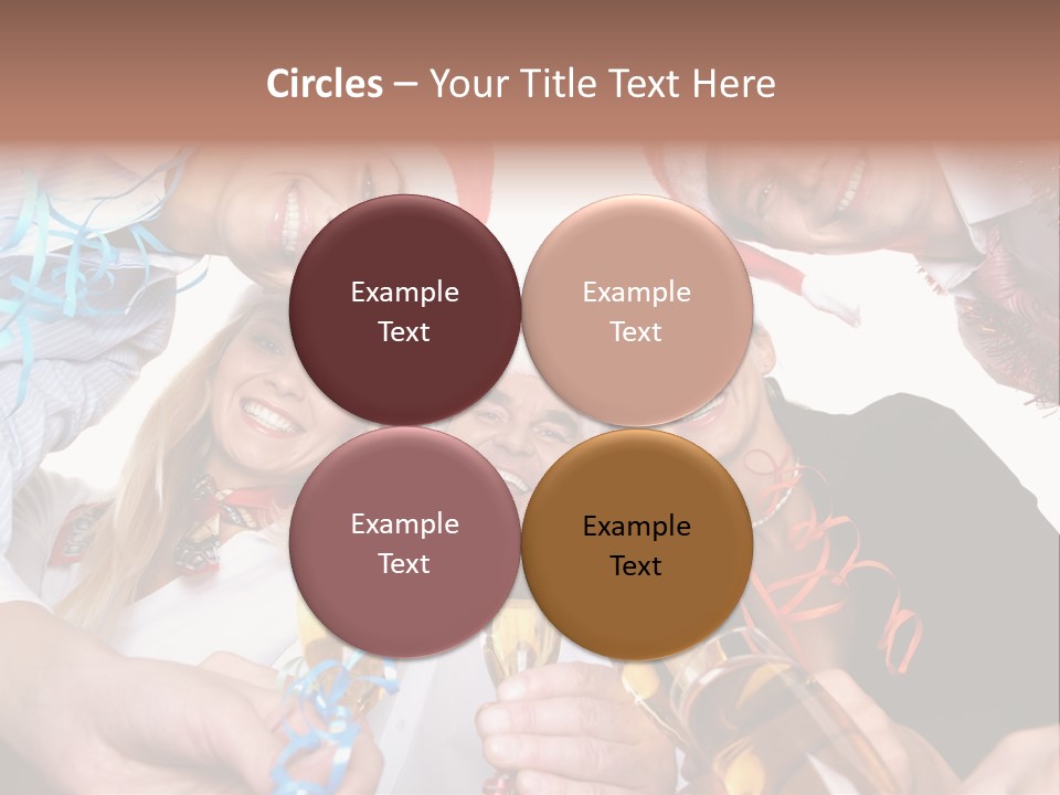 Portrait Gathering Cap PowerPoint Template