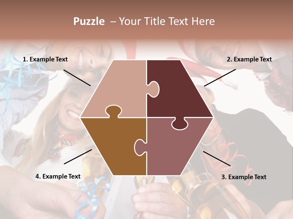 Portrait Gathering Cap PowerPoint Template