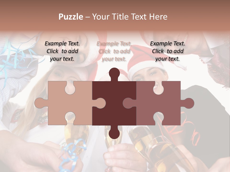 Portrait Gathering Cap PowerPoint Template