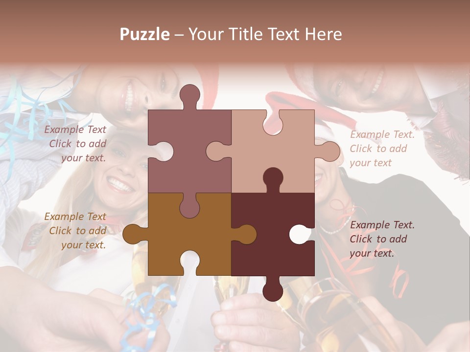 Portrait Gathering Cap PowerPoint Template