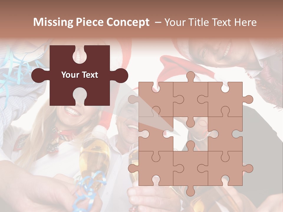 Portrait Gathering Cap PowerPoint Template