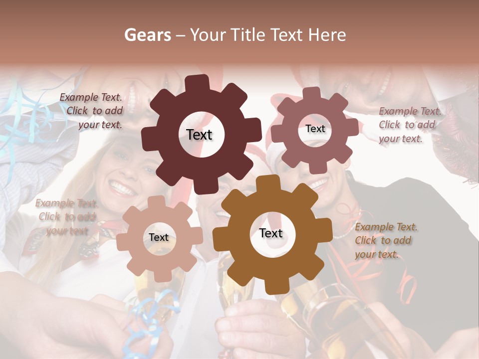 Portrait Gathering Cap PowerPoint Template